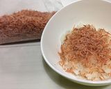 桜えびと野沢菜にぎり作り方1写真