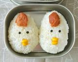 簡単かわいいキャラ弁☆ニワトリおにぎり作り方6写真
