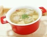 木綿豆腐と蓮根団子のお吸い物作り方5写真