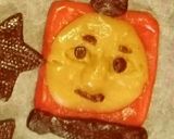 キティちゃんトーマス クッキーケーキ作り方4写真