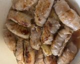 豚薄切り肉のチーズ巻き＆ソーセージ巻き作り方5写真