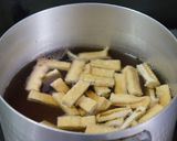 大阪しろなと油揚げの炊いたん作り方3写真