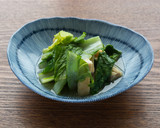 大阪しろなと油揚げの炊いたん作り方5写真