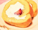 糖質制限◆大豆粉で濃厚本格ロールケーキ作り方19写真