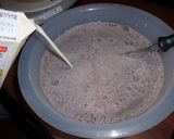 煮汁で作るお母ちゃんの黒豆プリン作り方2写真