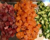 お誕生日に♪しまじろうの寿司ケーキ作り方2写真
