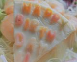 アルファベットパスタで　メッセージ♡作り方5写真