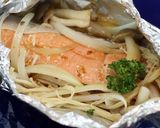 薬膳・鮭のゆずポンホイル焼き作り方8写真