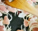 鶏ささみとしめじのクリームパスタ作り方4写真