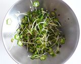 オクラとかいわれ大根のポン酢和え作り方5写真