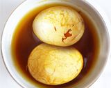 黄金の煮玉子　ターメリックエッグ作り方4写真
