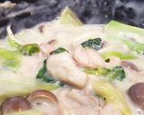 鶏もも肉と青梗菜のクリーム煮❁*+作り方7写真