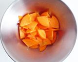 にんじんとりんごの豆乳スムージー作り方1写真