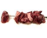 肉肉しい牛ハラミ肉の串焼き作り方2写真