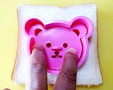 【食パン用抜き型セット】クマチョコサンド作り方3写真