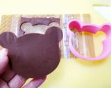 【食パン用抜き型セット】クマチョコサンド作り方7写真