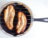 スキレットで鶏ささみ燻製　スモークチキン作り方6写真