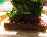 照り焼きチキンのわんぱくサンド♪作り方6写真