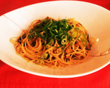 簡単混ぜるだけ！ゆず胡椒納豆パスタ作り方3写真