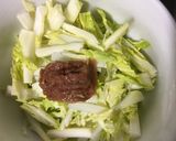 白菜と春雨の簡単ヘルシー梅肉和え作り方3写真