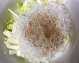 白菜と春雨の簡単ヘルシー梅肉和え作り方4写真