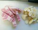 簡単♡キャベツとベーコンのペペロンチーノ作り方1写真