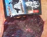 鯨肉の✨しぐれ煮作り方1写真