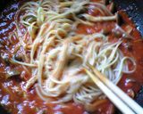 きのことツナのトマトソース作り方3写真