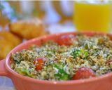 トマトの香草パン粉焼き ホットサラダ作り方4写真