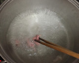 ねぎの青いとこと牛肉のしょうゆ煮作り方4写真
