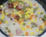 スモークの香りが素敵☆ソーセージピラフ作り方9写真