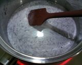 分量３と５で黒ごまプリン作り方3写真