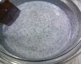 分量３と５で黒ごまプリン作り方6写真