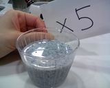 分量３と５で黒ごまプリン作り方7写真