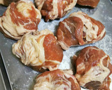 サツマイモの肉巻き竜田揚げ＊唐揚げ風にも作り方3写真