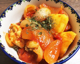 とろーりチーズのトマト煮(リゾット風)作り方4写真