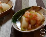 簡単ほっこり♪カブと海老のあんかけ作り方6写真