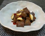 こんにゃくとニンニクの辛煮作り方4写真
