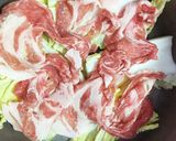 白菜としゃぶしゃぶ肉のミルフィーユ煮作り方1写真