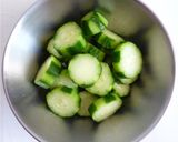 きゅうり1本で　きゅうりの辛子漬け作り方1写真