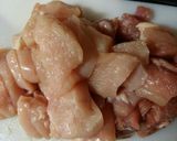 簡単♡菜花と鶏肉のガリバタ醤油炒め作り方2写真