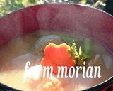 お雑煮❤お味噌汁におもち入れちゃお♪作り方8写真