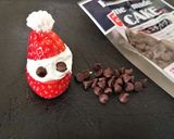 クリスマス★イチゴサンタ【チョコケーキ】作り方28写真