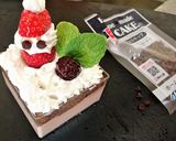 クリスマス★イチゴサンタ【チョコケーキ】作り方29写真