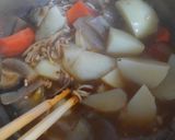 簡単♪鶏ひき肉と豆腐の洋風！肉じゃが風作り方12写真