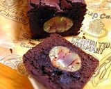 米粉de濃厚チョコケーキ☆栗の渋皮煮入り作り方13写真