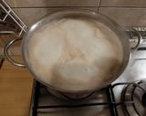 スモークサーモンと蕎麦のクリームパスタ作り方1写真