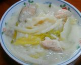 水炊き豆乳鍋からの豆乳チーズおじや作り方5写真