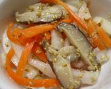 椎茸の甘辛煮入り☆ゴマたっぷりなます♪作り方6写真