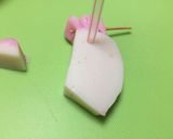 小田原っ子かまぼこで#とりの 飾り切り作り方9写真